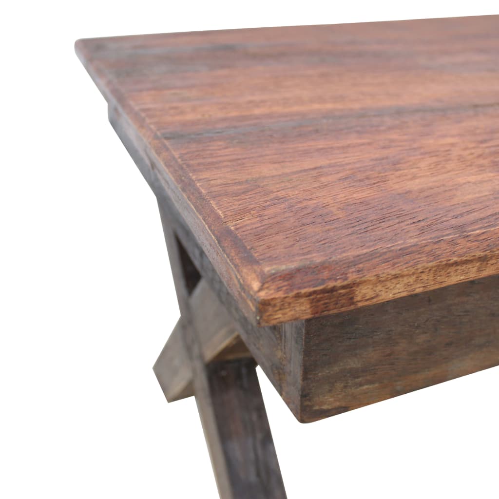 vidaXL Salontafel 110x60x45 cm gemengd gerecycled hout