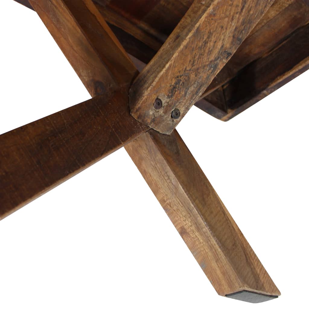 vidaXL Salontafel 110x60x45 cm gemengd gerecycled hout