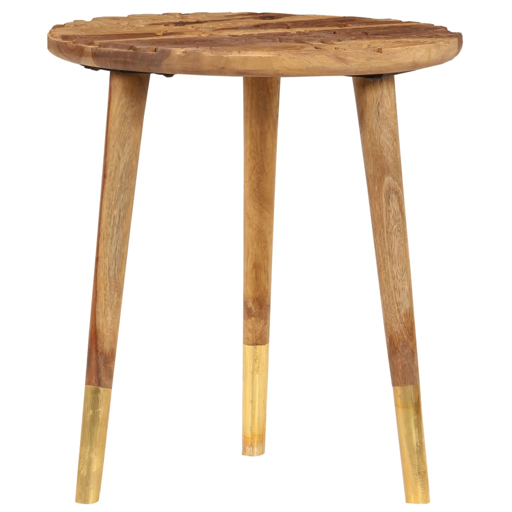 vidaXL Salontafels 2 st massief hout