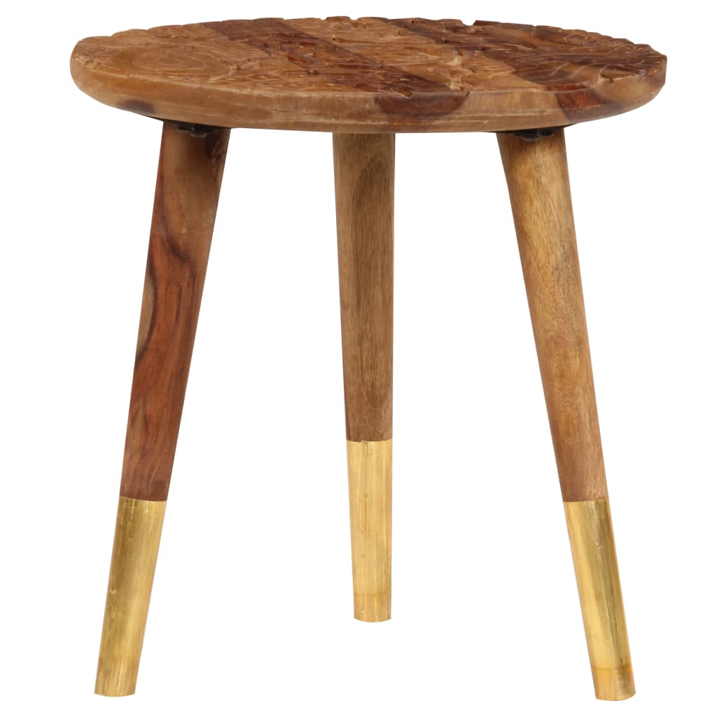vidaXL Salontafels 2 st massief hout
