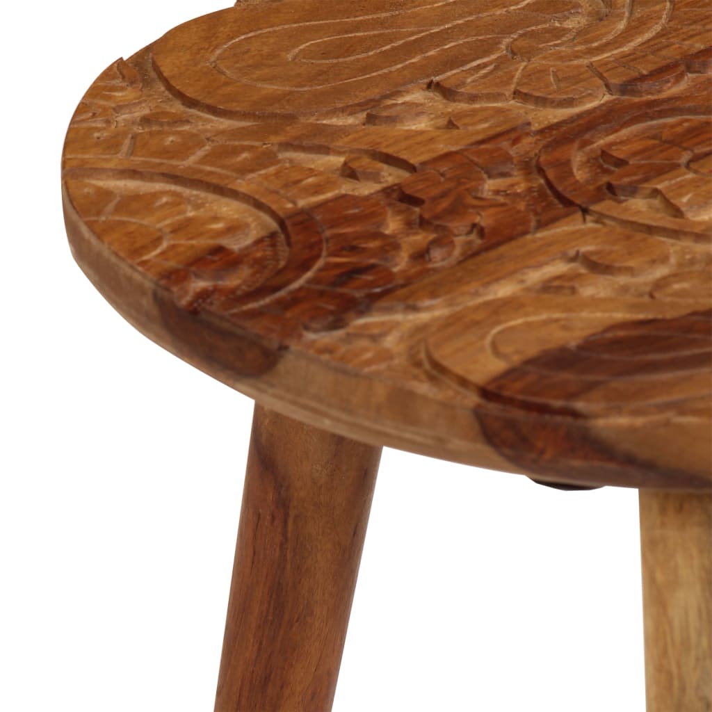 vidaXL Salontafels 2 st massief hout