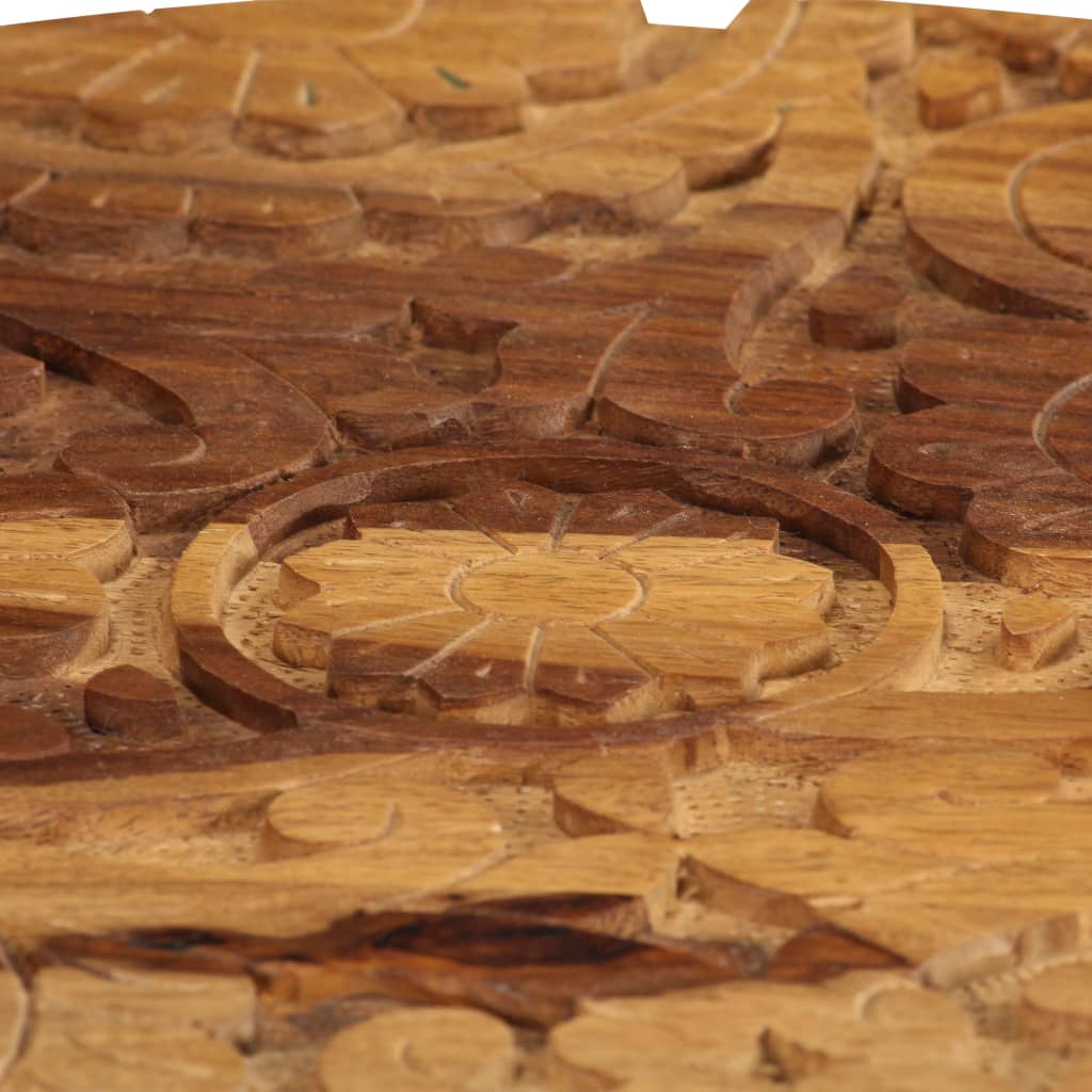 vidaXL Salontafels 2 st massief hout