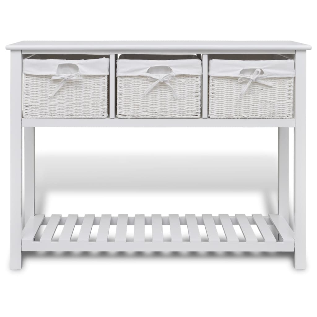 vidaXL Dressoir wit