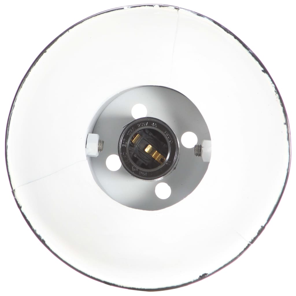 vidaXL Bureaulamp industrieel rond E27 58x18x90 cm zwart