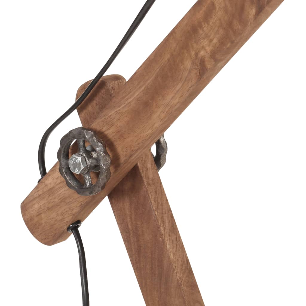 vidaXL Bureaulamp industrieel rond E27 58x18x90 cm zwart
