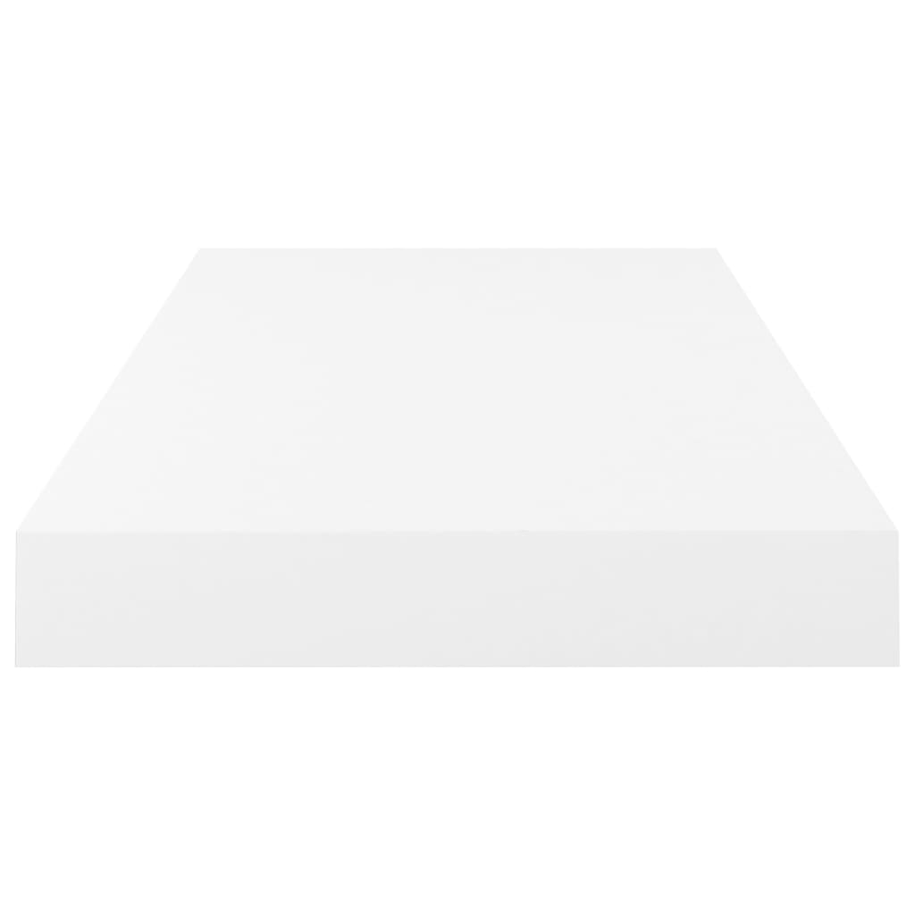 vidaXL Wandschap zwevend 50x23x3,8 cm MDF hoogglans wit