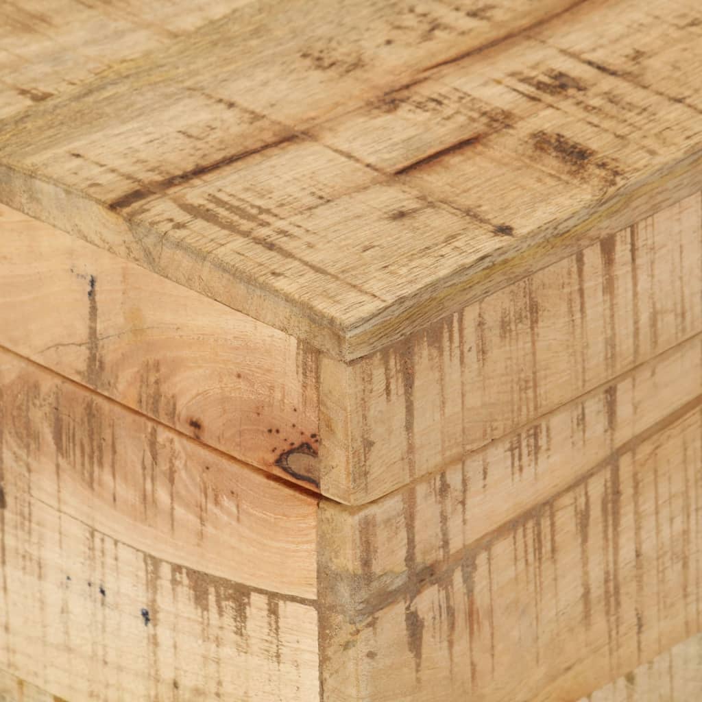 vidaXL Opbergkist massief ruw mangohout