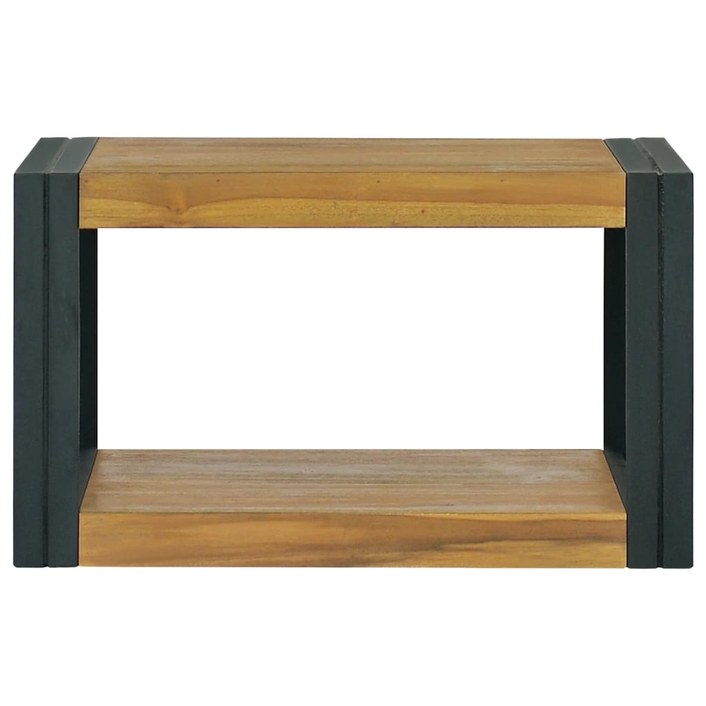 vidaXL Badkamerwandkast 60x45x35 cm massief teakhout