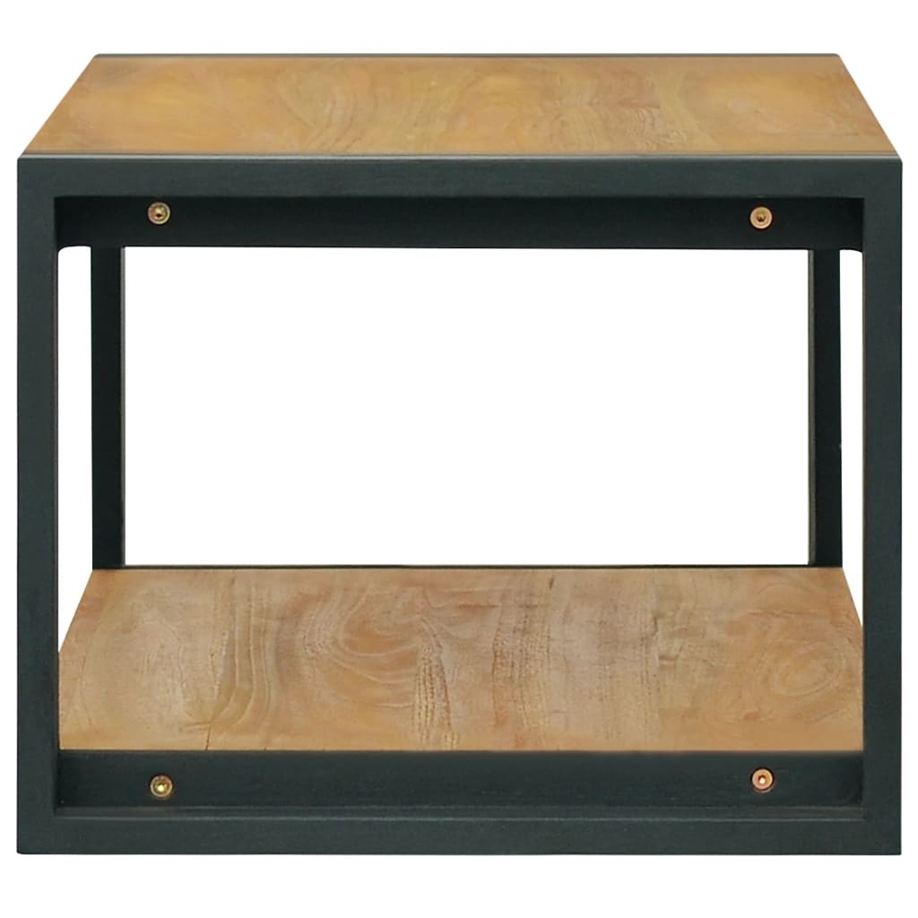 vidaXL Badkamerwandkast 90x45x35 cm massief teakhout