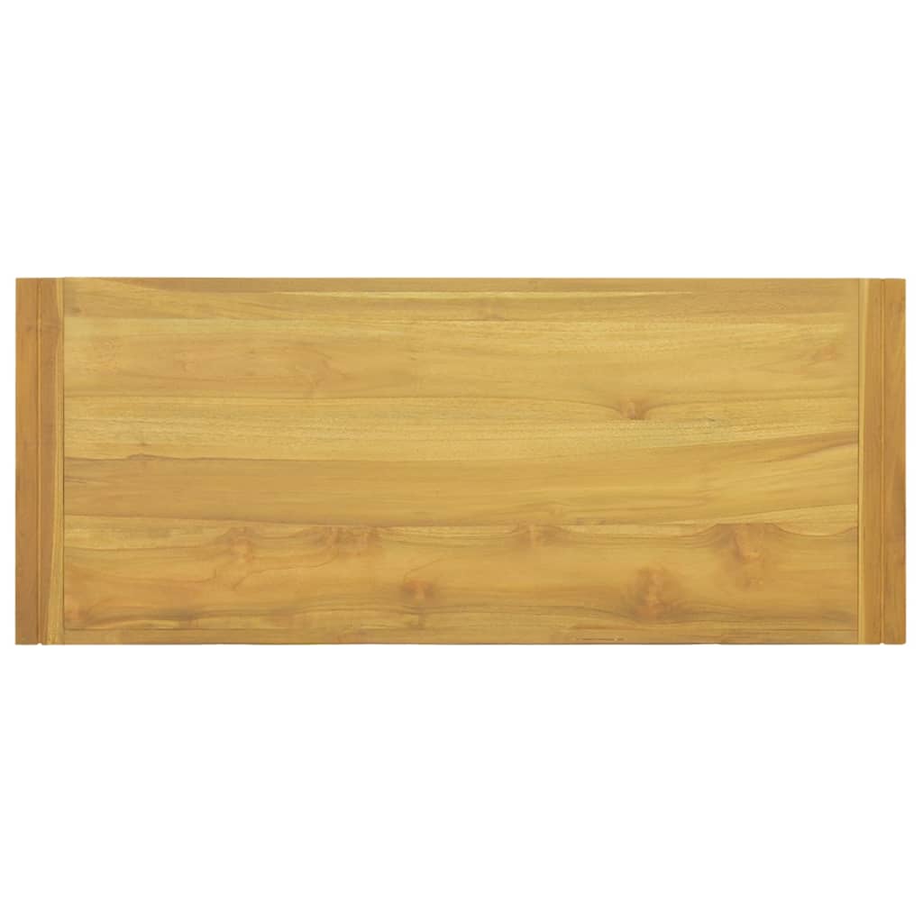 vidaXL Badkamerwandkast 110x45x35 cm massief teakhout