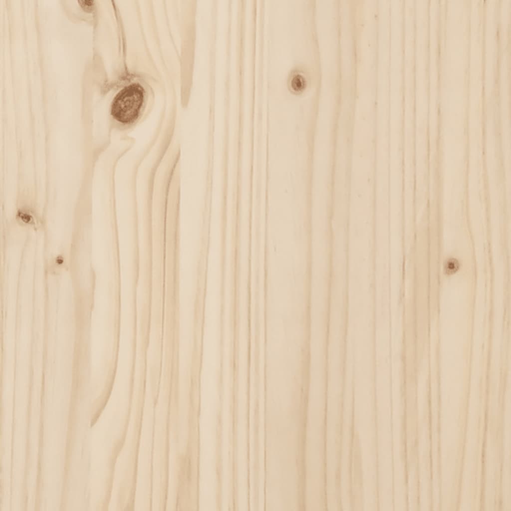 vidaXL Seniorenbed met hoofdbord massief hout 140x200 cm