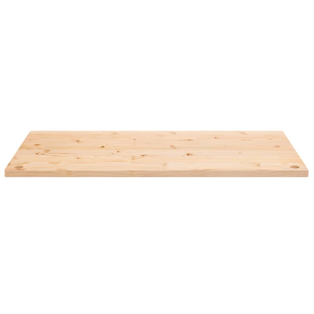 vidaXL Bureaublad 110x55x2,5 cm massief grenenhout