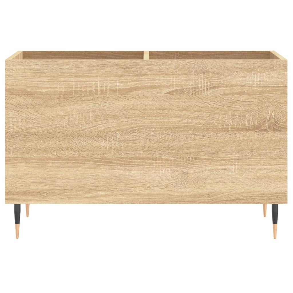 vidaXL Platenkast 74,5x38x48 cm bewerkt hout sonoma eikenkleurig