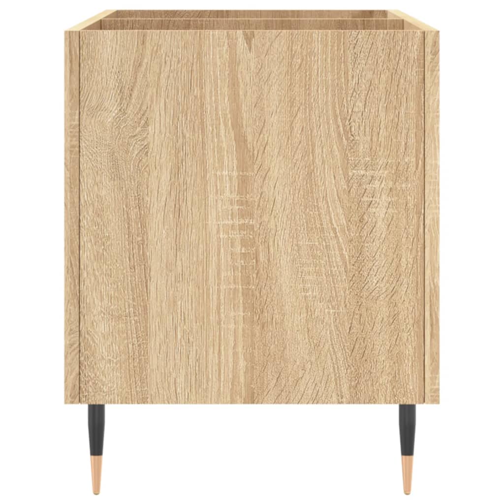 vidaXL Platenkast 74,5x38x48 cm bewerkt hout sonoma eikenkleurig