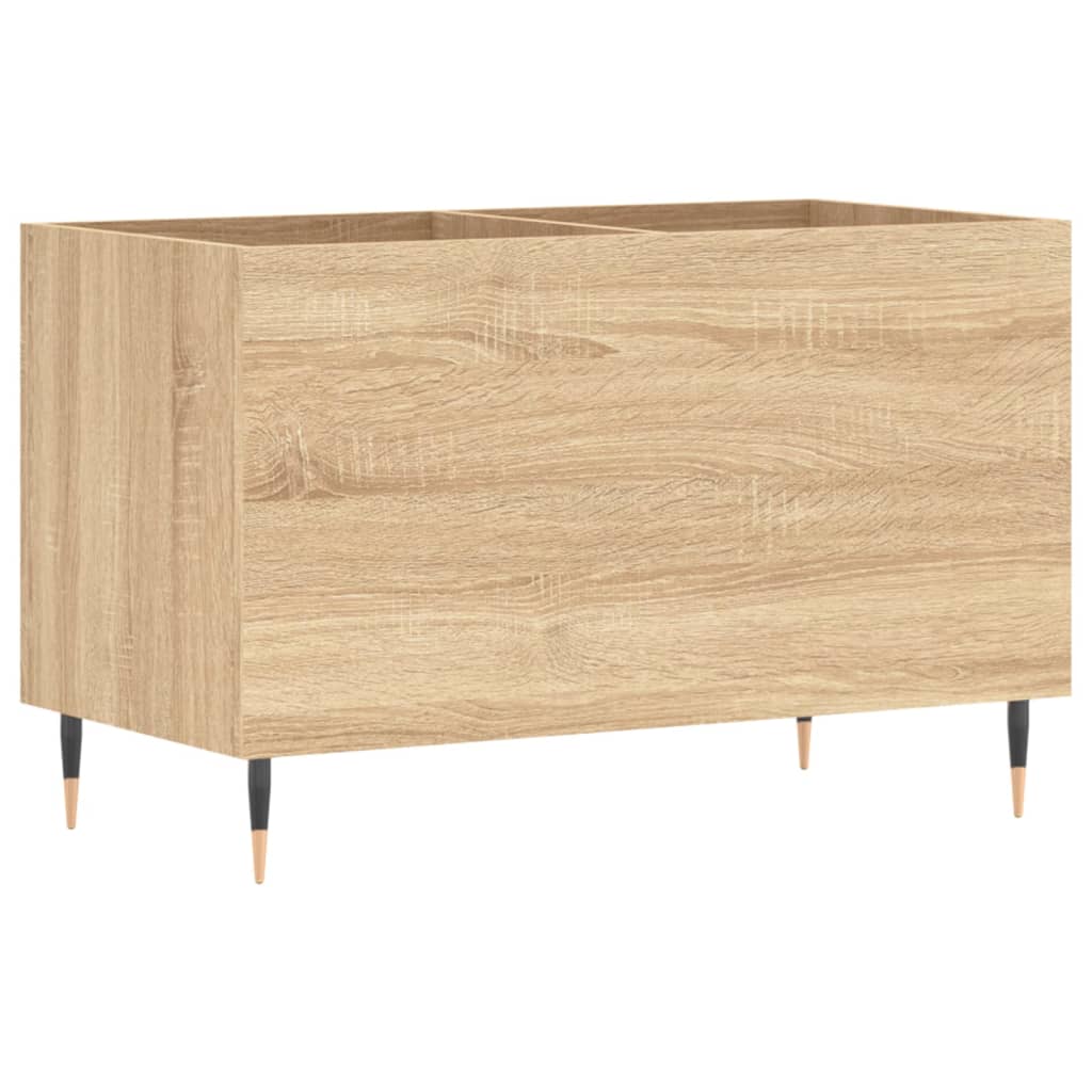 vidaXL Platenkast 74,5x38x48 cm bewerkt hout sonoma eikenkleurig