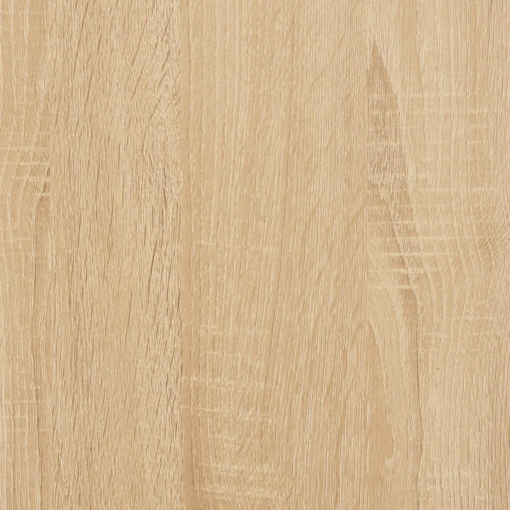 vidaXL Platenkast 74,5x38x48 cm bewerkt hout sonoma eikenkleurig