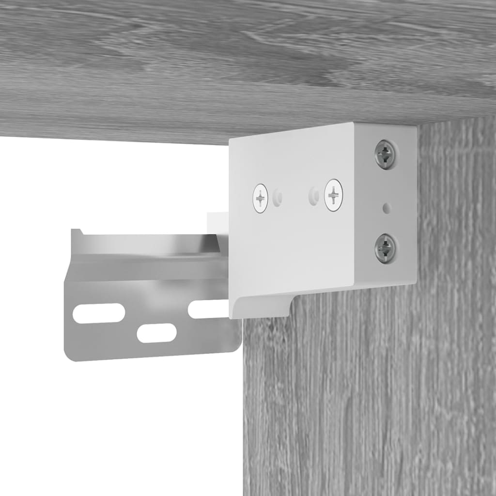 vidaXL 2-delige Tv-meubelset bewerkt hout grijs sonoma eikenkleurig