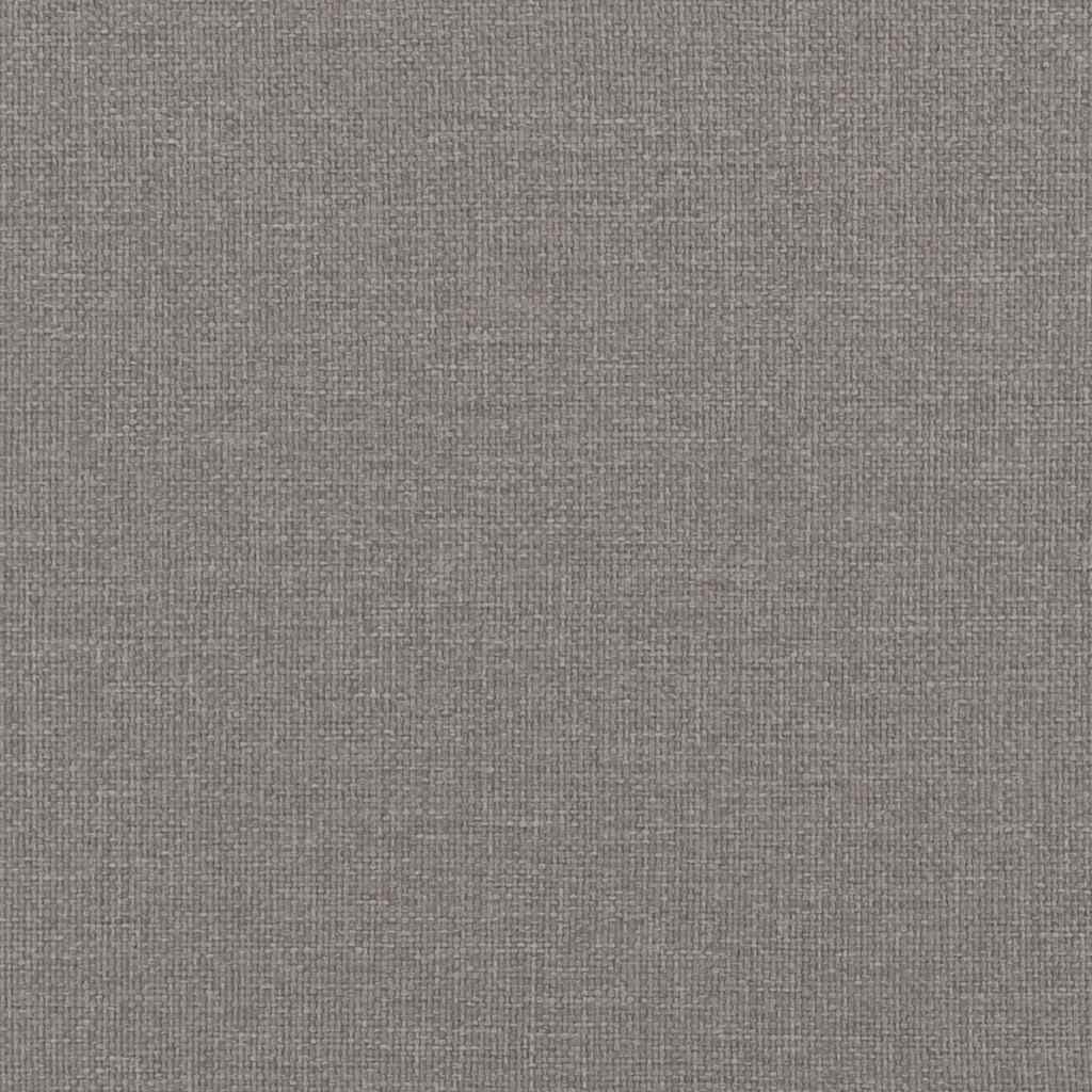 vidaXL Driezitsbank Chesterfield-stijl stof taupe