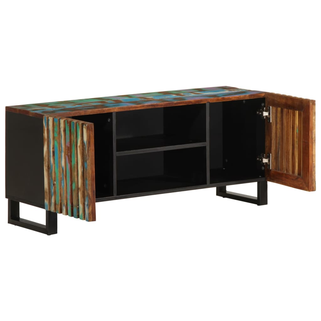 vidaXL Tv-meubel 105x34x46 cm massief acaciahout