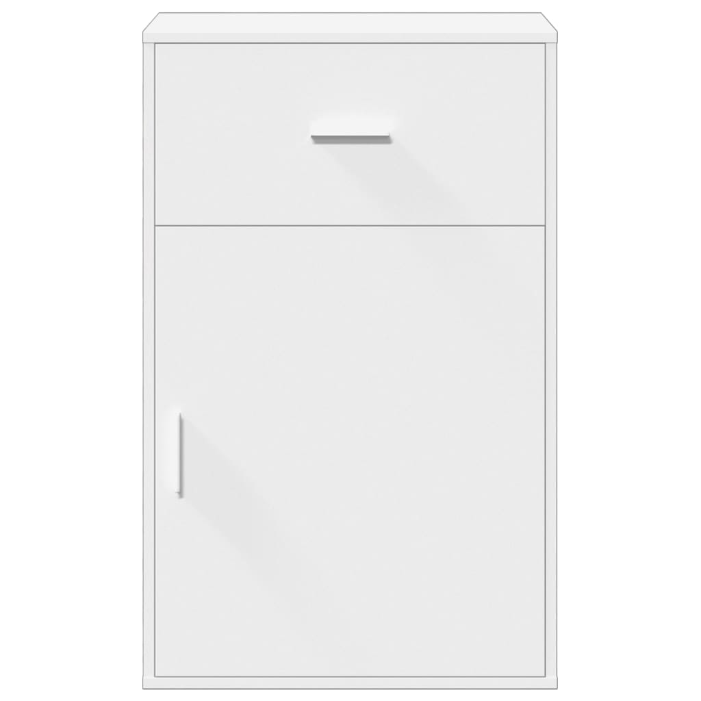 vidaXL Opbergkast 56,5x39x90 cm bewerkt hout wit