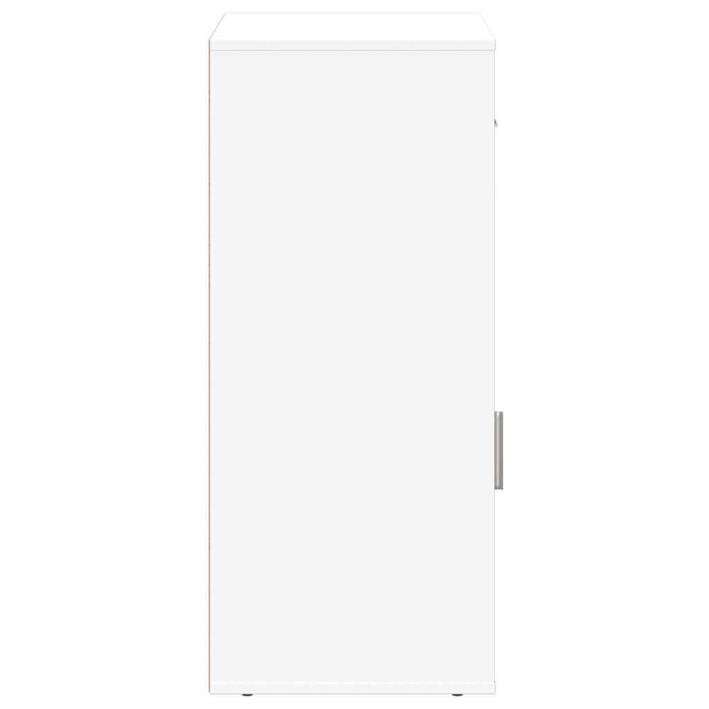 vidaXL Opbergkast 56,5x39x90 cm bewerkt hout wit