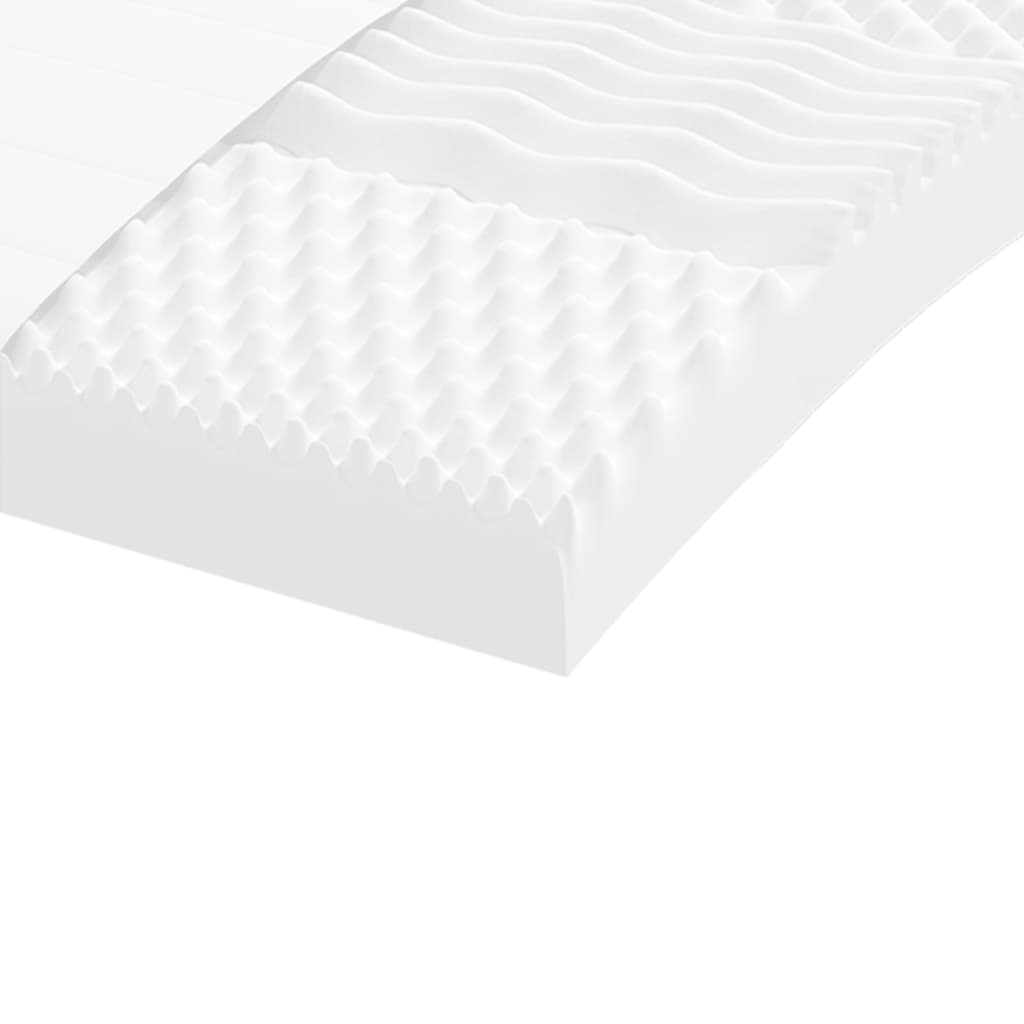 vidaXL Slaapbank onderschuifbed matras 80x200 cm grenenhout wasbruin