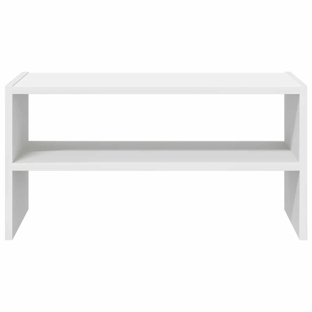 vidaXL Schoenenrek stapelbaar 60x30x30,5 cm wit