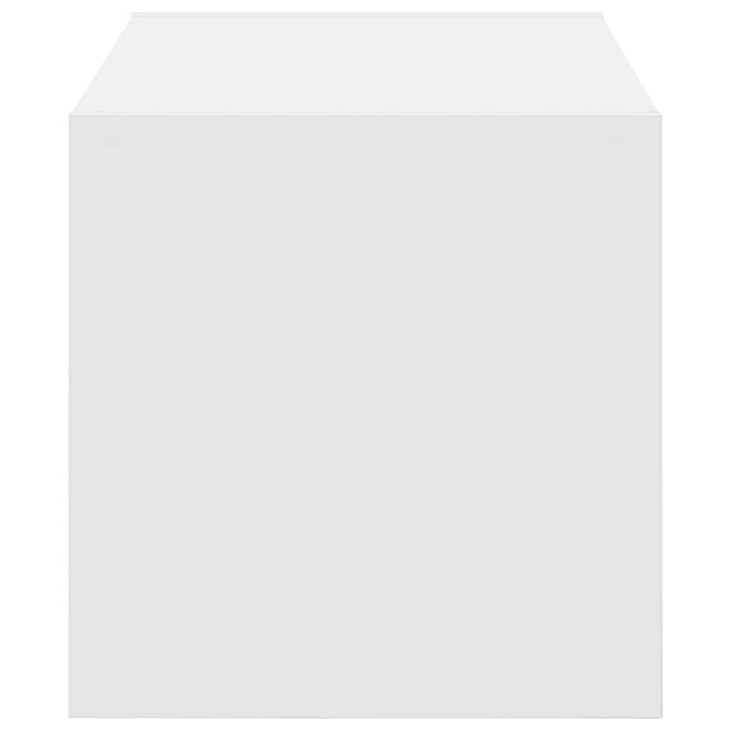 vidaXL Schoenenrek stapelbaar 60x30x30,5 cm wit