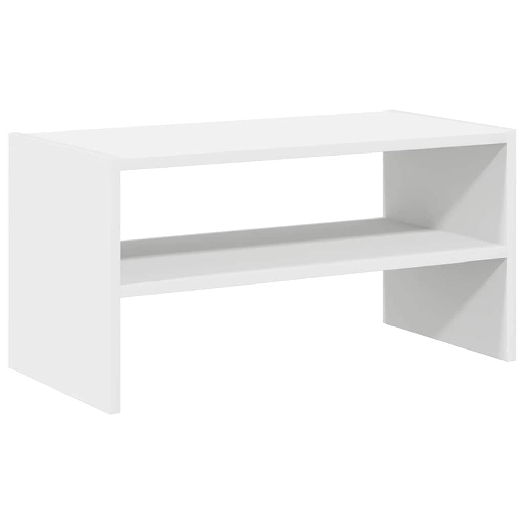 vidaXL Schoenenrek stapelbaar 60x30x30,5 cm wit