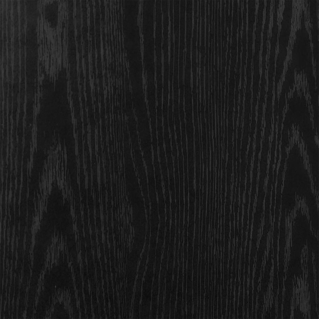 vidaXL Keukenkast 38x41,5x131,5 cm bewerkt hout zwart