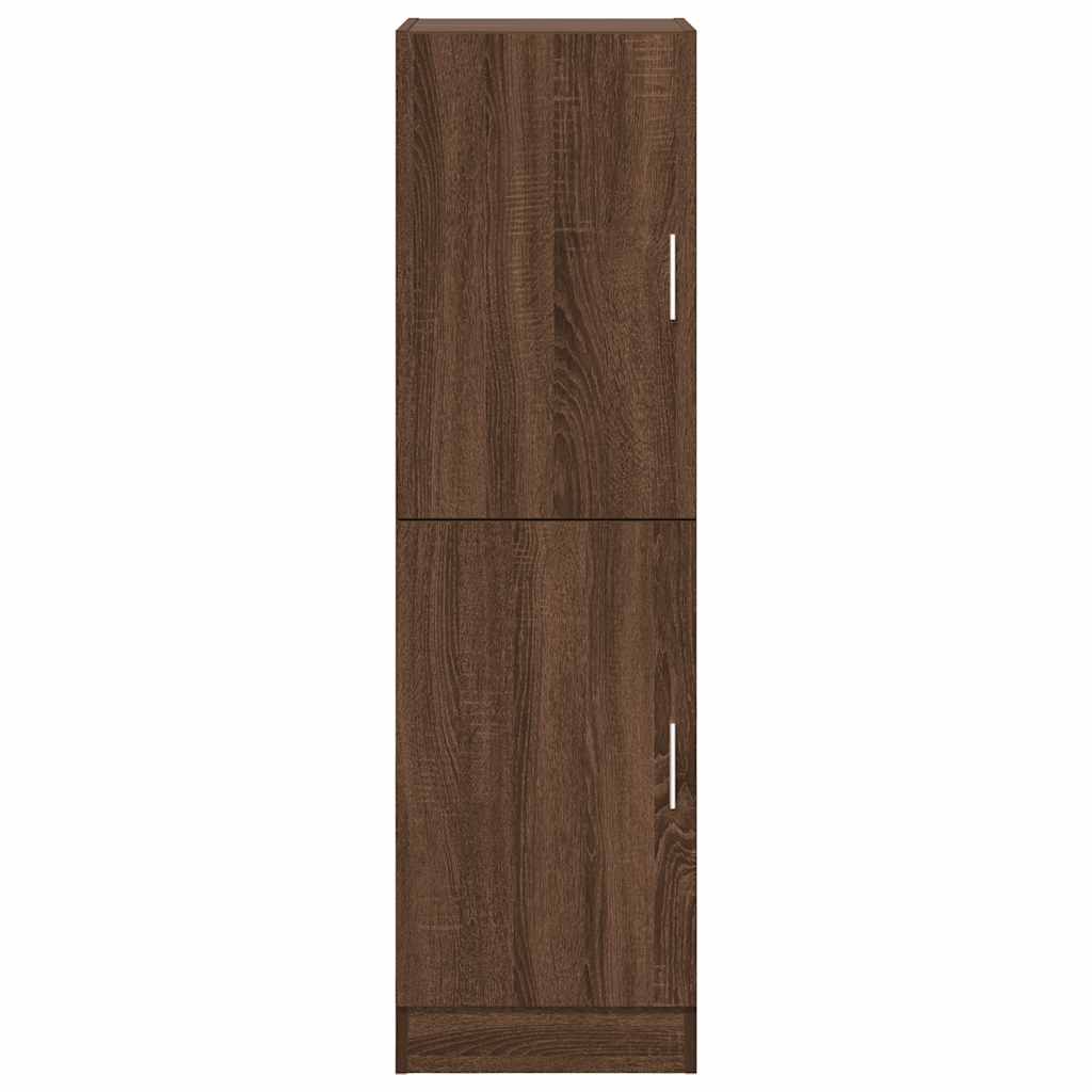 vidaXL Keukenkast 38x41,5x131,5 cm bewerkt hout bruin eikenkleurig