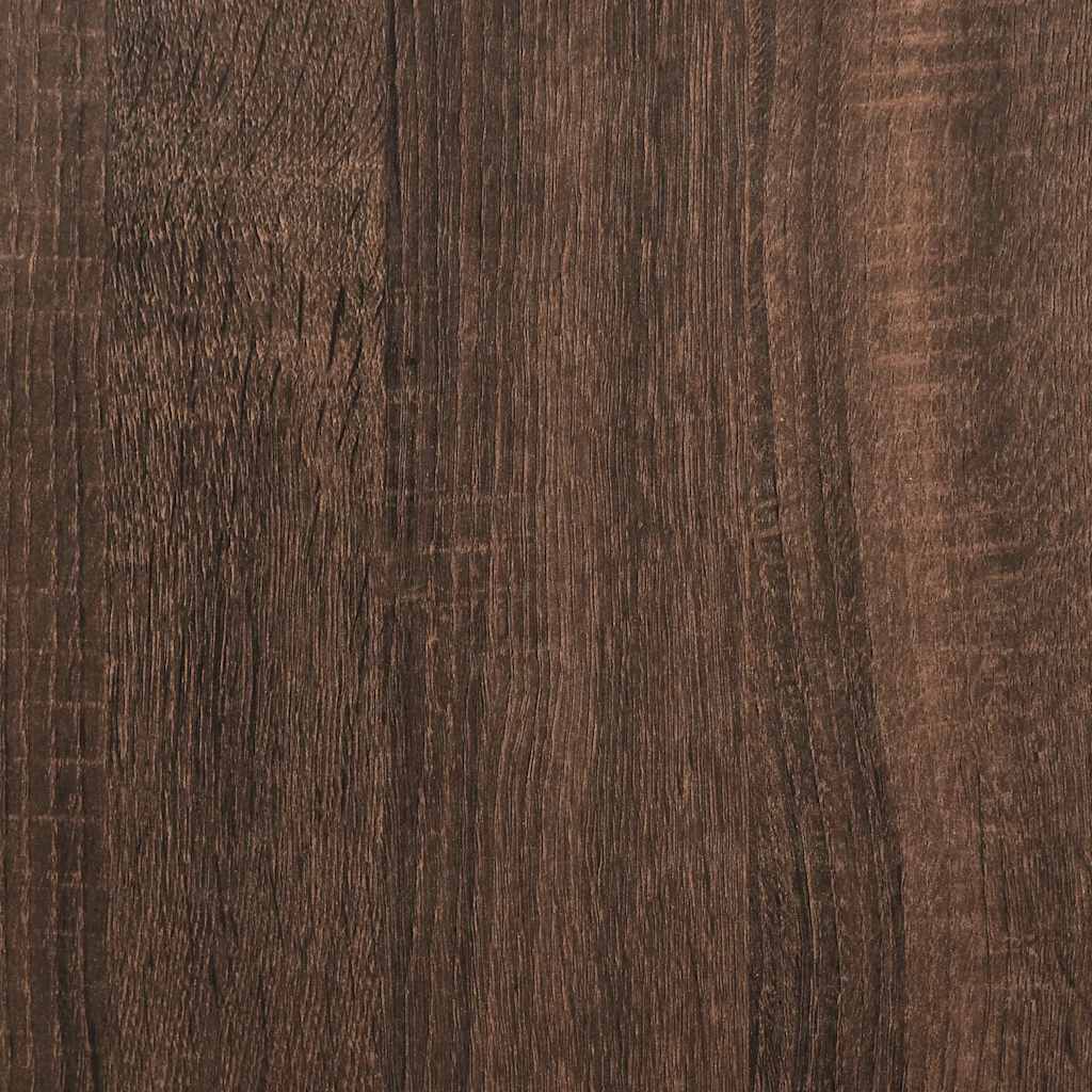 vidaXL Keukenkast 38x41,5x131,5 cm bewerkt hout bruin eikenkleurig