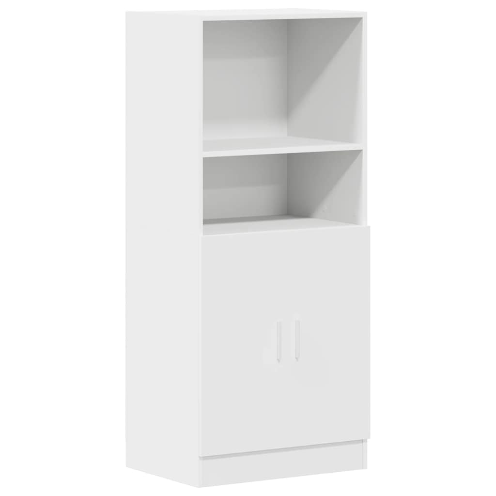 vidaXL Keukenkast 57x41,5x131,5 cm bewerkt hout wit
