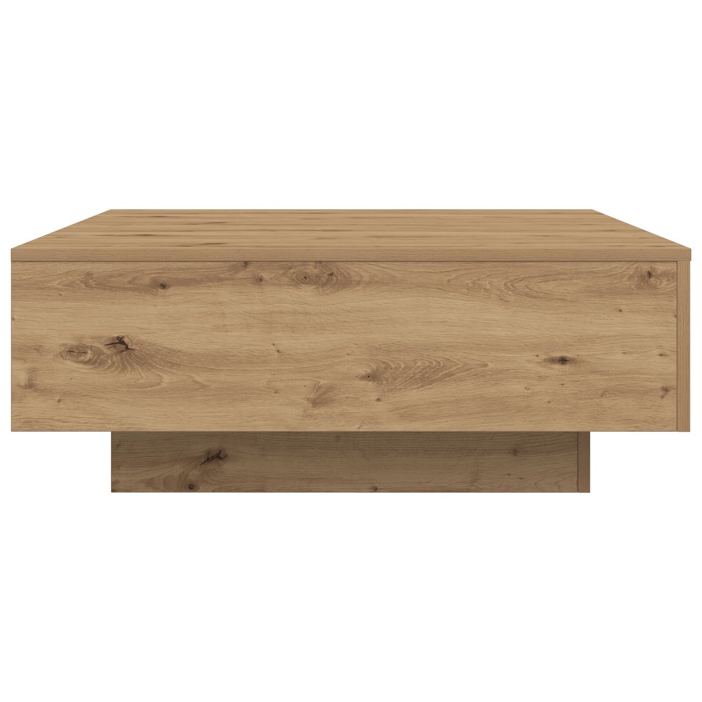 vidaXL Salontafel met LED-Lampen Artisan Eik 80x80x31 cm