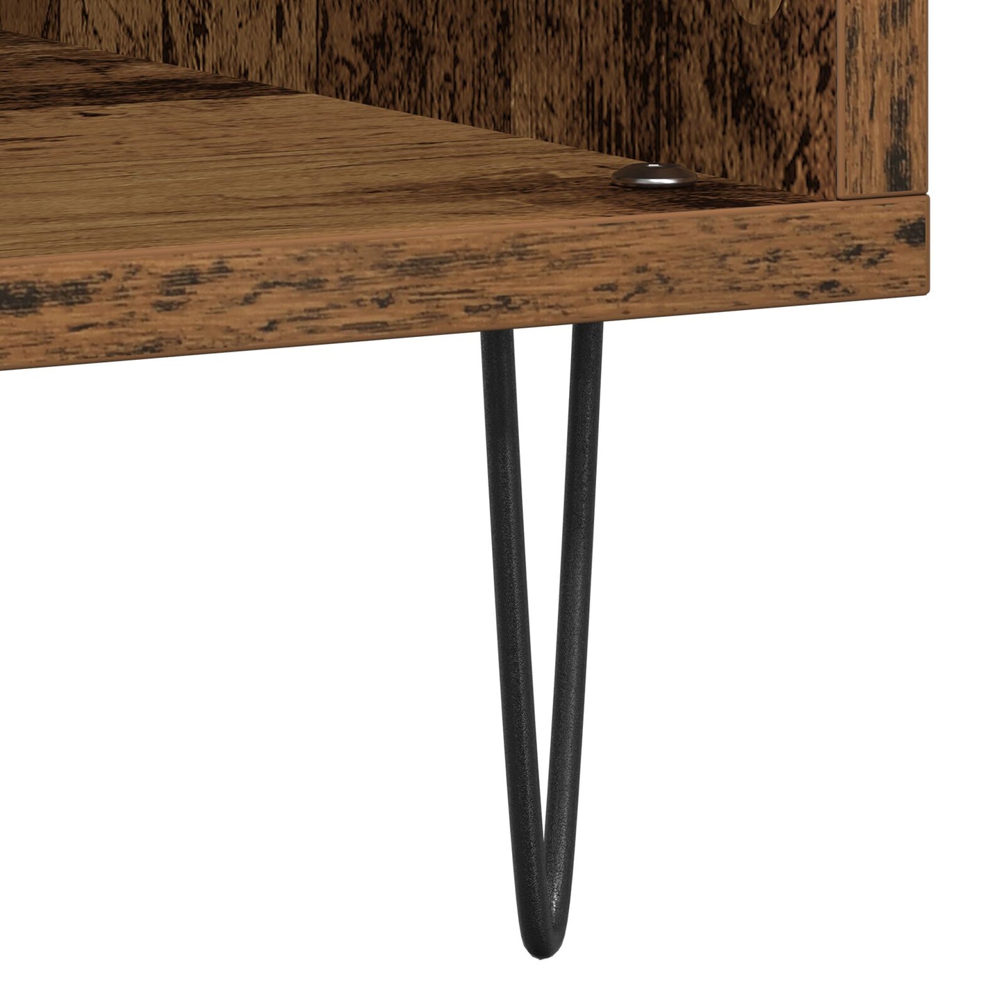 vidaXL Media Kast Artisan Eiken 84.5x38x90 cm Bewerkt Hout