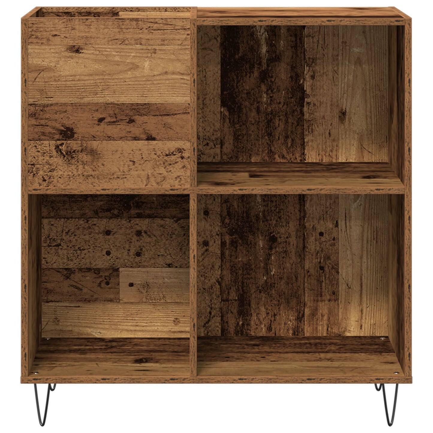 vidaXL Media Kast Artisan Eiken 84.5x38x90 cm Bewerkt Hout