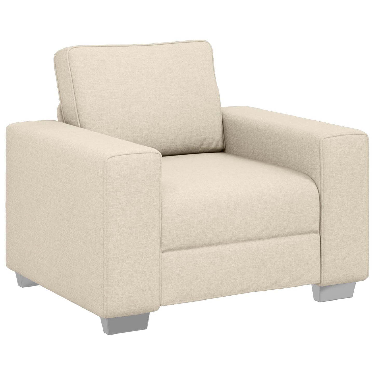 vidaXL Sofa Stoel Linnen 59 cm