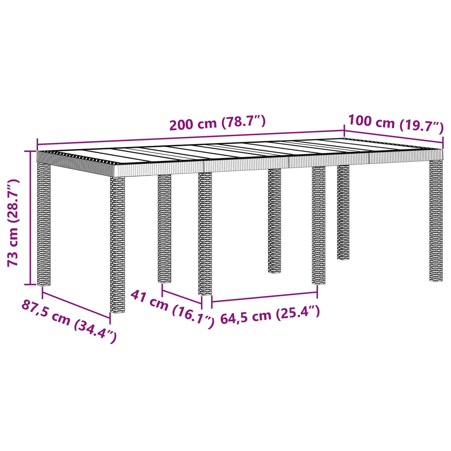 vidaXL 7-delige Tuin Dinerset met Kussens Lichtgrijs Poly Rattan