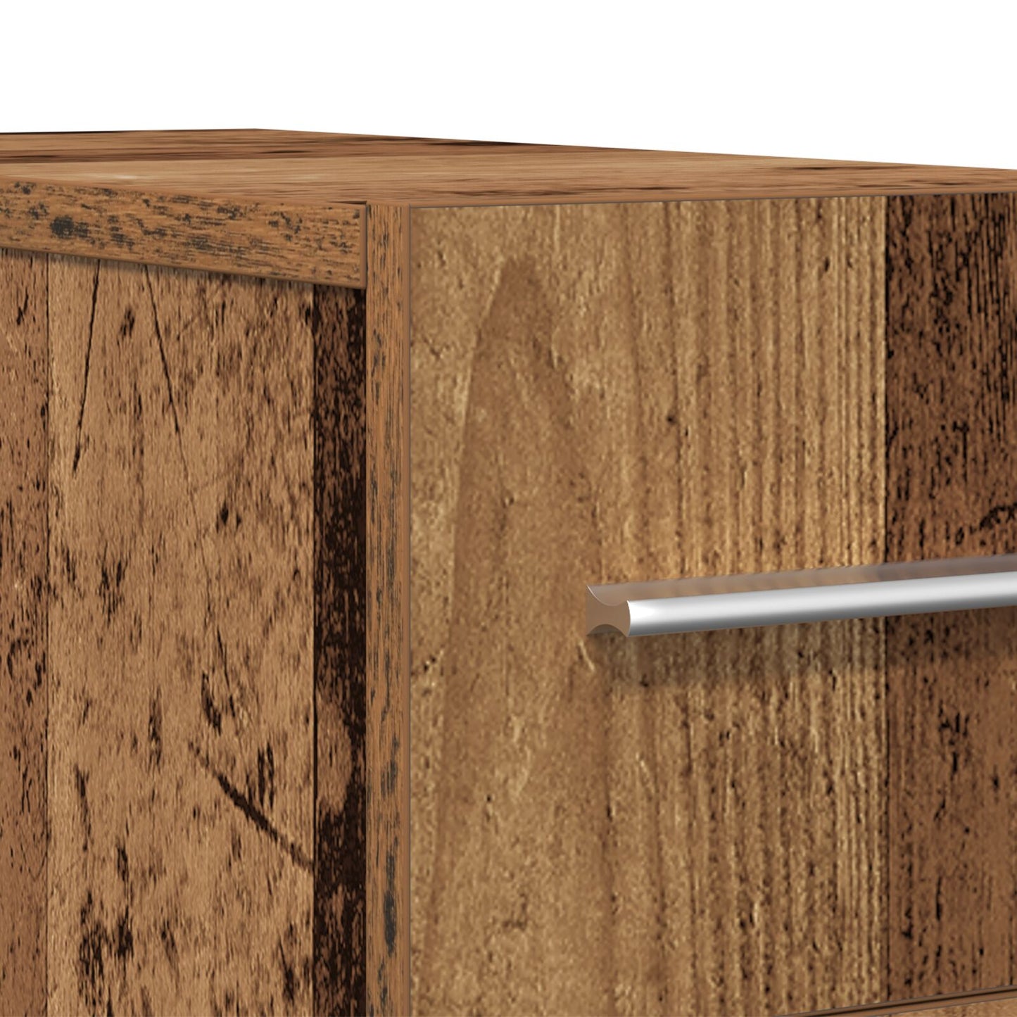 vidaXL Apothekerskast Oud Hout 20x45,5x60 cm Bewerkt Hout