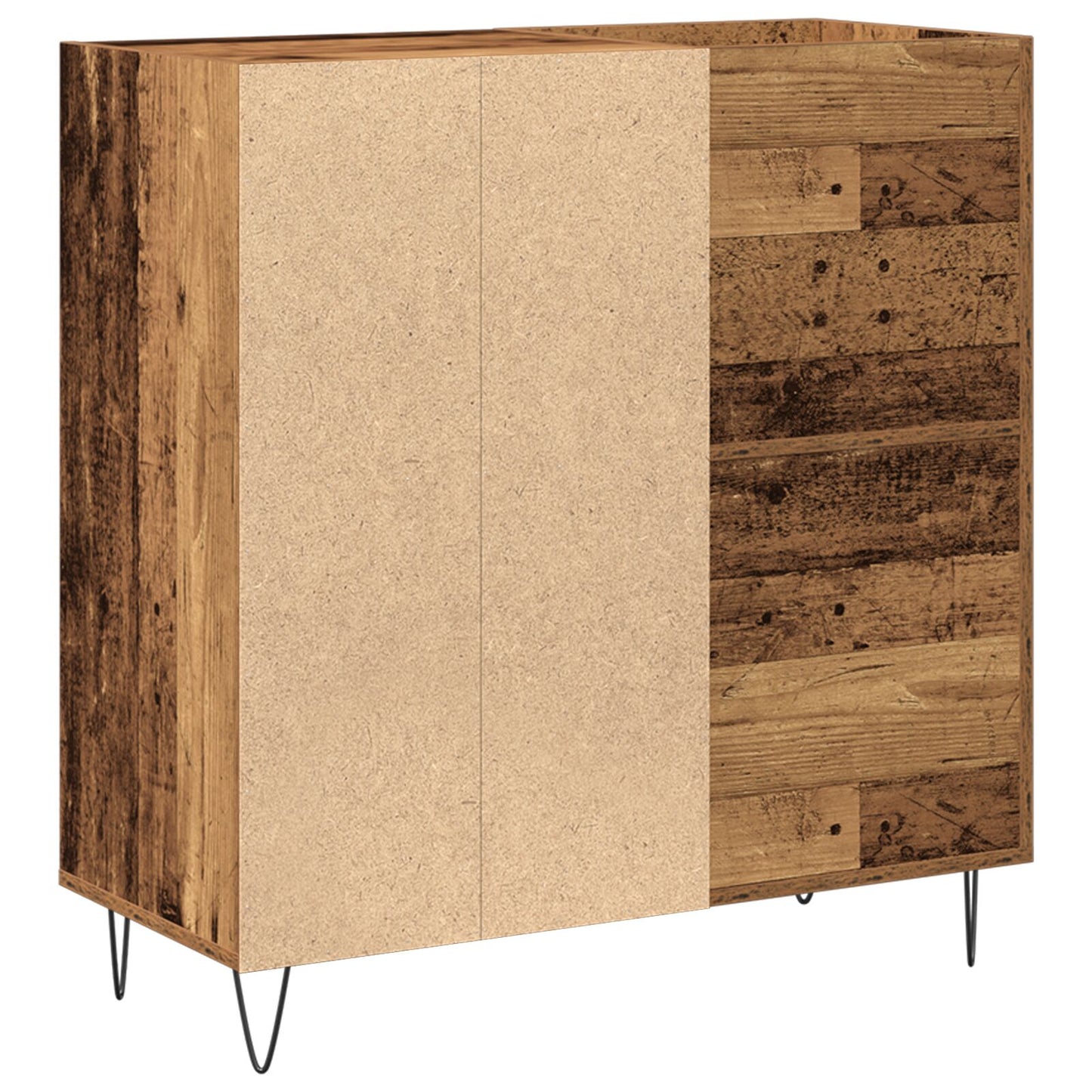 vidaXL Media Kast Artisan Eiken 84.5x38x90 cm Bewerkt Hout