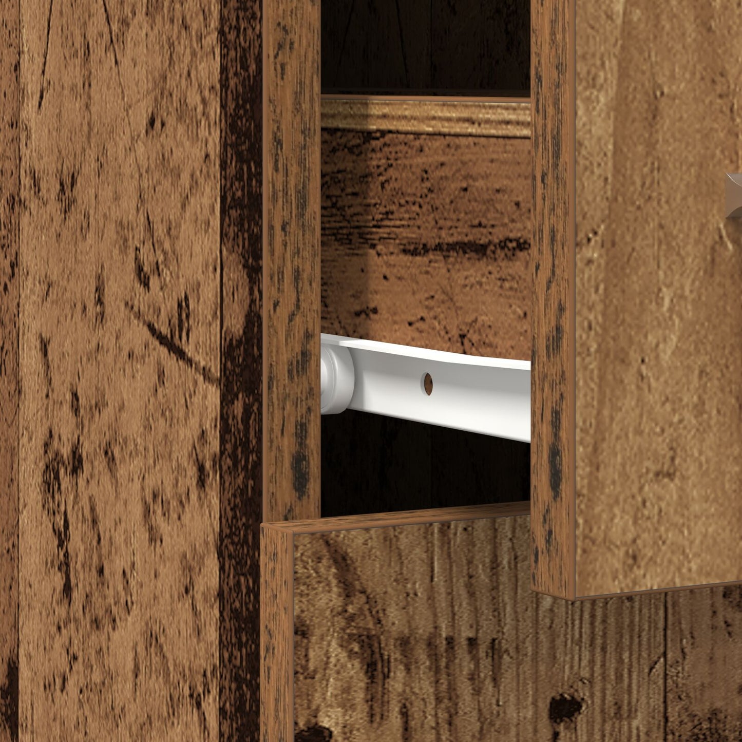 vidaXL Apothekerskast Oud Hout 20x45,5x60 cm Bewerkt Hout