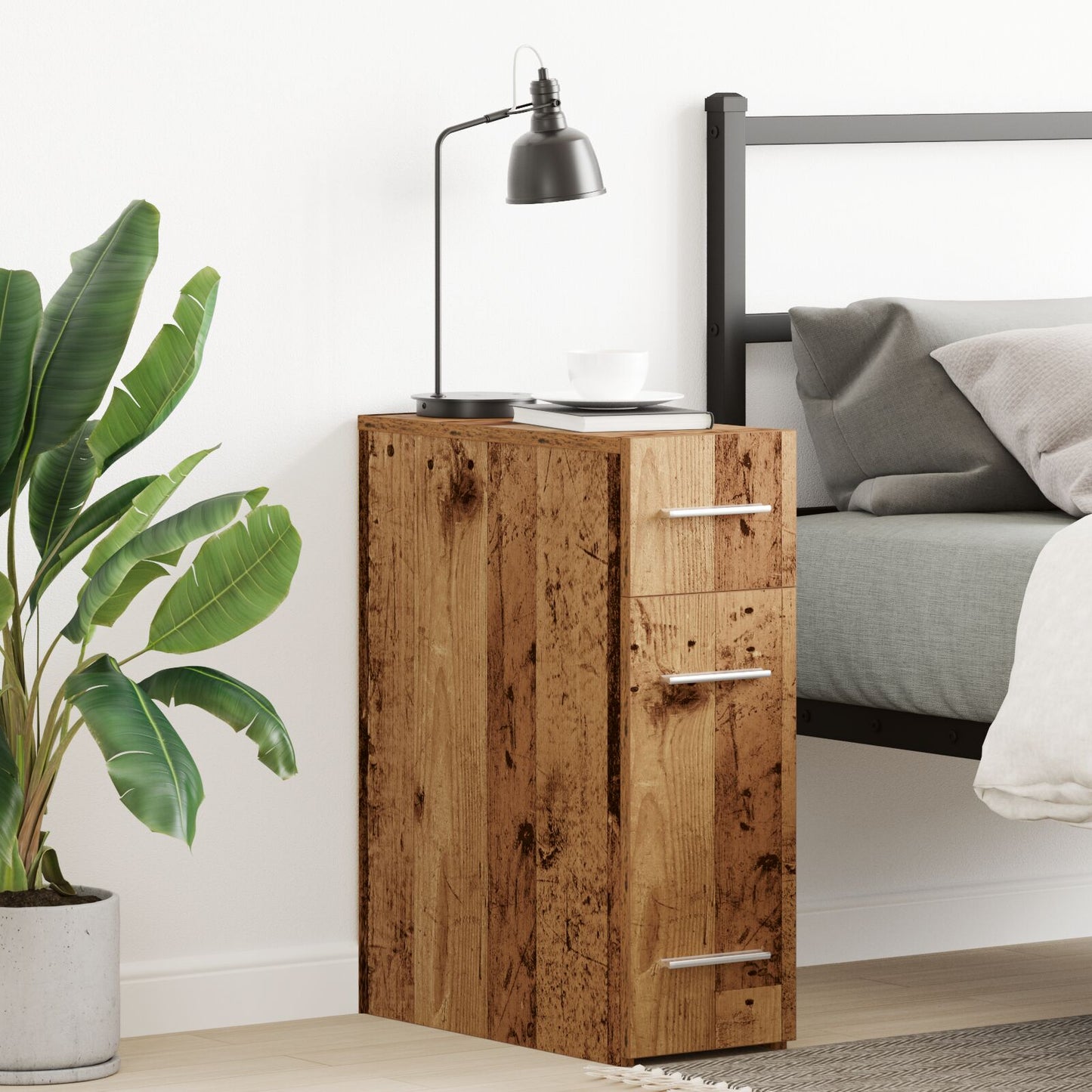 vidaXL Apothekerskast Oud Hout 20x45,5x60 cm Bewerkt Hout