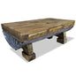 vidaXL Salontafel 90x50x35 cm gemengd gerecycled hout