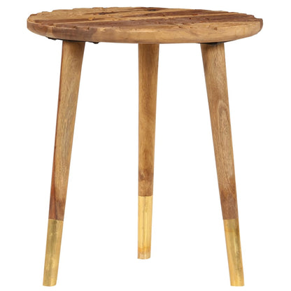 vidaXL Salontafels 2 st massief hout