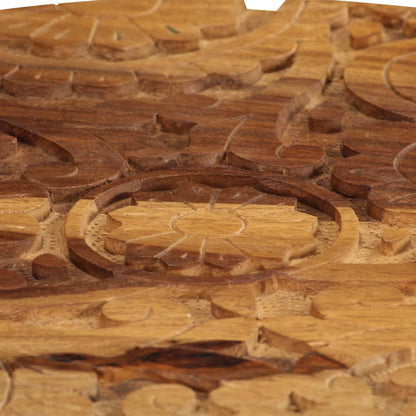 vidaXL Salontafels 2 st massief hout