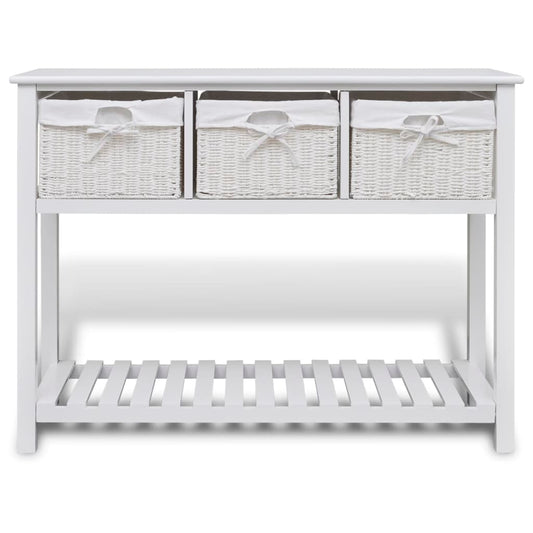 vidaXL Dressoir wit