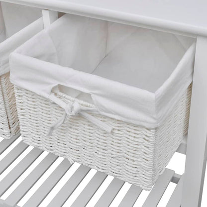 vidaXL Dressoir wit