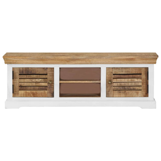 vidaXL Tv-meubel 118x30x40 cm massief mangohout