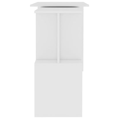 vidaXL Hoekbureau 200x50x76 cm bewerkt hout wit