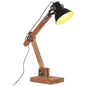 vidaXL Bureaulamp industrieel rond E27 58x18x90 cm zwart